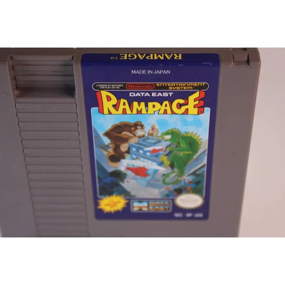 Rampage (Nintendo Entertainment System, 1988) Game Cart Only, Tested/Works